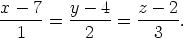 x---7-= y---4-= z---2. 1 2 3