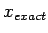 \bgroup\color{black}$x_{exact}$\egroup