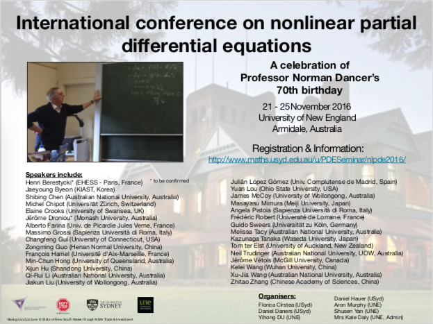 International conference on nonlinear PDEs (2016)